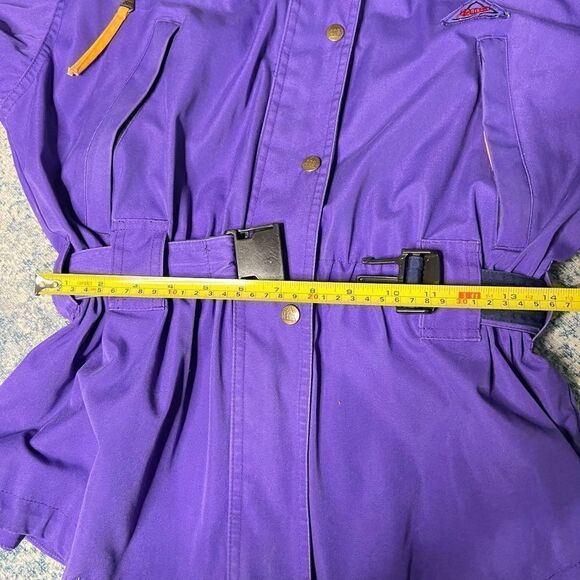SOS Sportswear of Sweden Thinsulate Vintage Belted Ski Coat, Purple, Women’s 8 - Picture 7 of 16